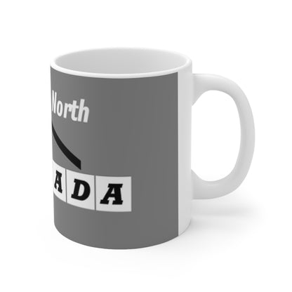 Granada TV Vintage Sign Ceramic Coffee Mug — 'from the North' Travel Souvenir, 11oz & 15oz