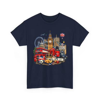 London Landmarks T‑Shirt — British Icons Collage Tee