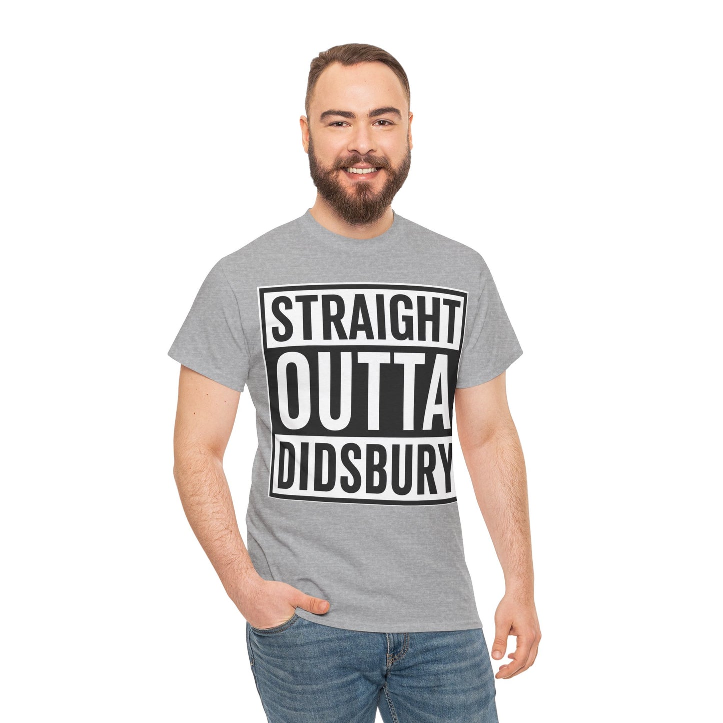 Straight Outta Didsbury T‑Shirt — Graphic City Pride Tee