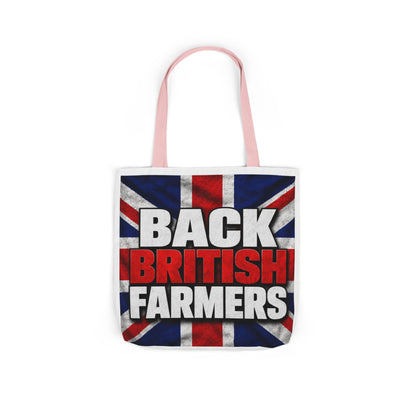 Back British Farmers Canvas Tote Bag — Union Jack Farming Support Tote