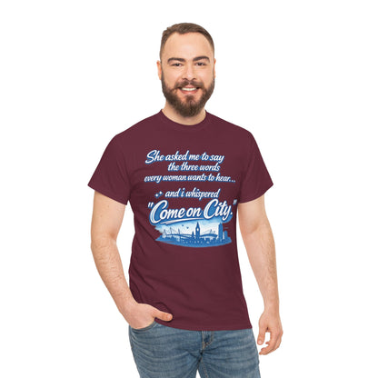 Come on City Skyline Tee — Retro Script Urban Pride T‑Shirt