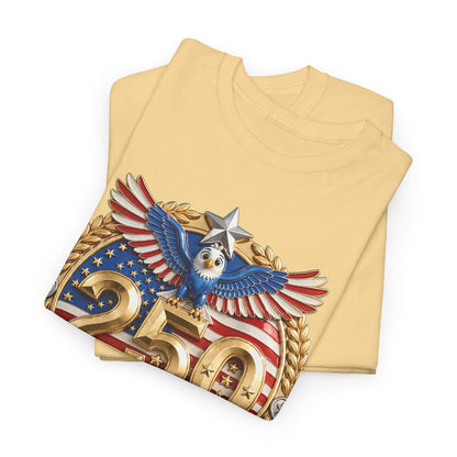 250th USA Anniversary T-Shirt – 1776–2026 Patriotic Eagle Emblem Tee