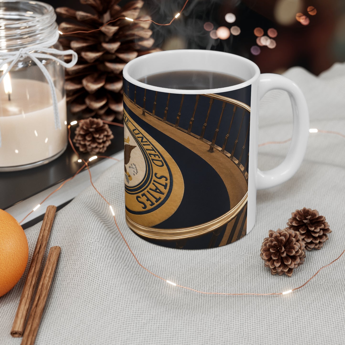 Presidential Seal Ceramic Coffee Mug — The Great Seal of the United States, 11oz & 15oz