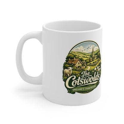 Cotswolds Scenic Coffee Mug — England Countryside 11oz & 15oz