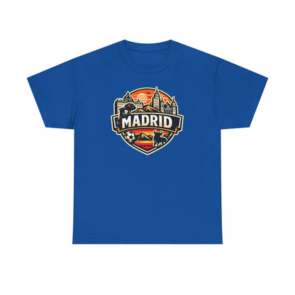 Madrid Skyline Soccer Crest T-Shirt