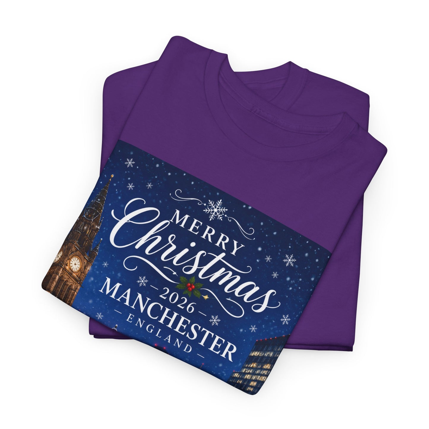 Manchester Christmas Tee — Merry Christmas 2026 Holiday T‑Shirt