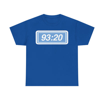 Manchester City 93:20 Tee — Minimal Retro Graphic T‑Shirt