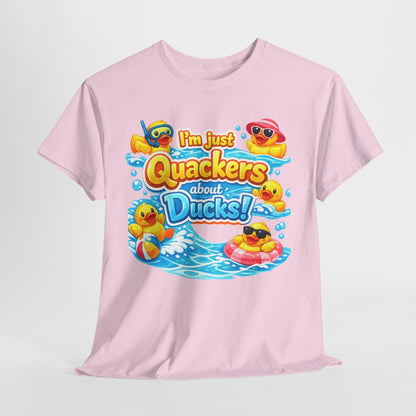 I'm Just Quackers About Ducks! Cute Rubber Duck Pool Tee