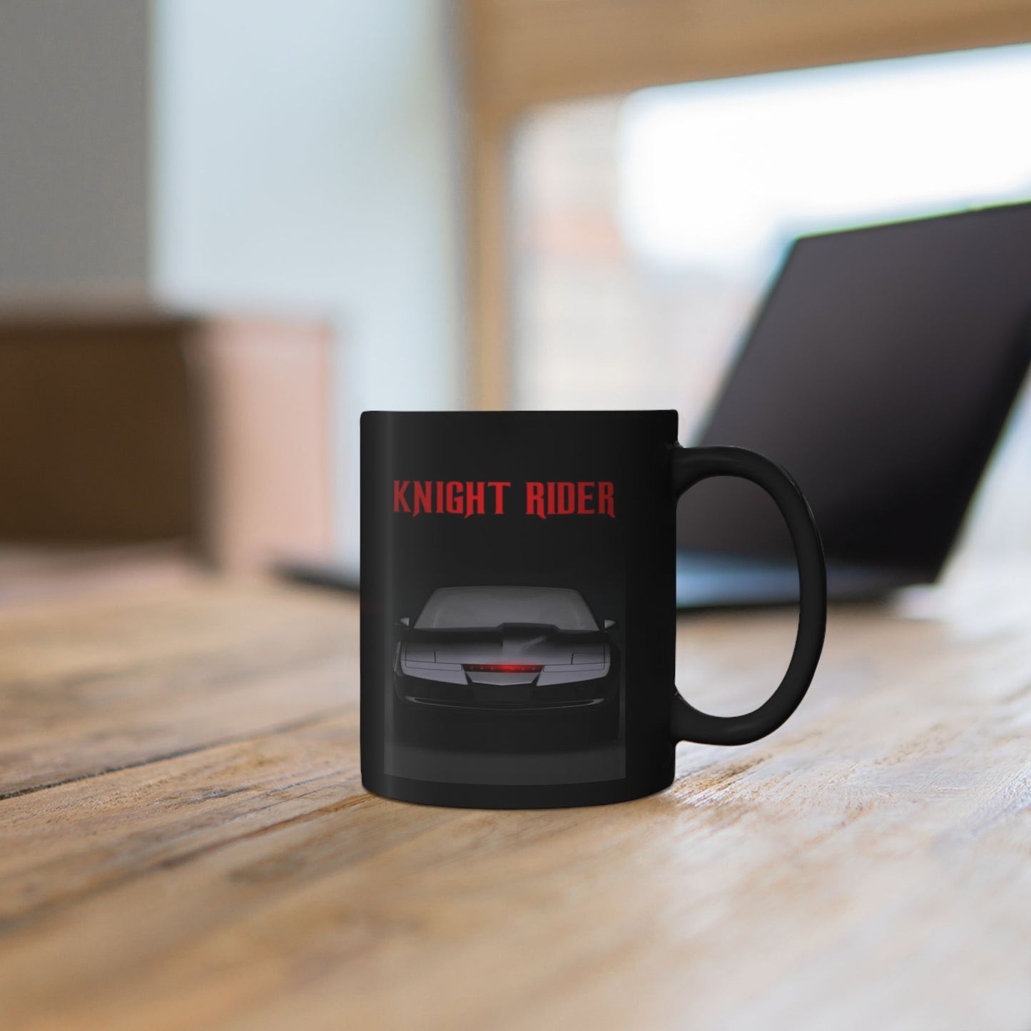 Knight Rider Mug — Retro KITT Car Coffee Cup (11oz & 15oz)