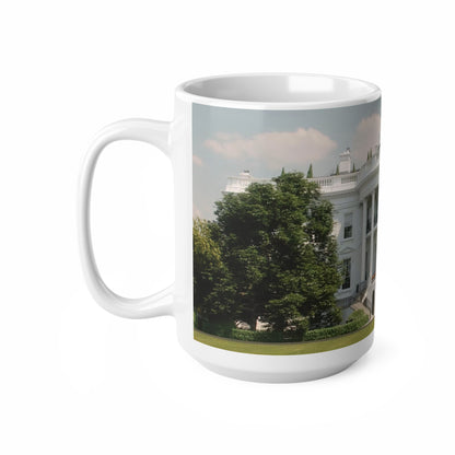 White House Photo Ceramic Coffee Mug — 11oz & 15oz Patriotic Presidential Gift