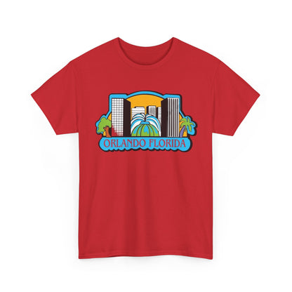 Orlando Florida Retro Skyline T-Shirt