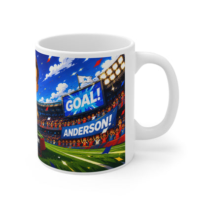 Elliot Anderson Man City & England Anime Coffee Mug — 11oz/15oz