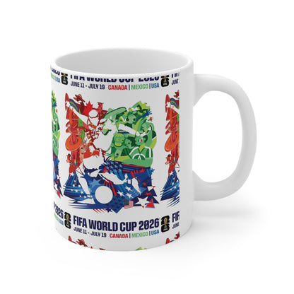 FIFA World Cup 2026 Poster Ceramic Coffee Mug — 11oz/15oz