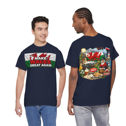 Wales Pride T-Shirt — 'Make Wales Great Again' Welsh Dragon Tee