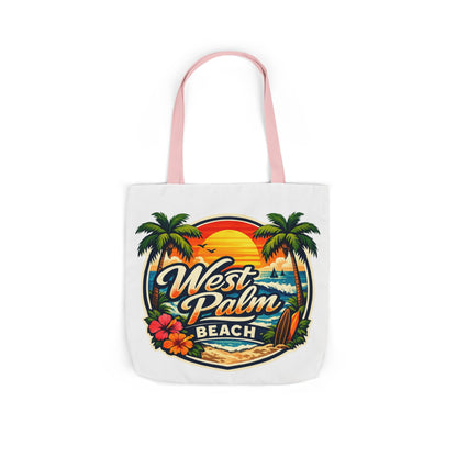 West Palm Beach Vintage Sunset Tote