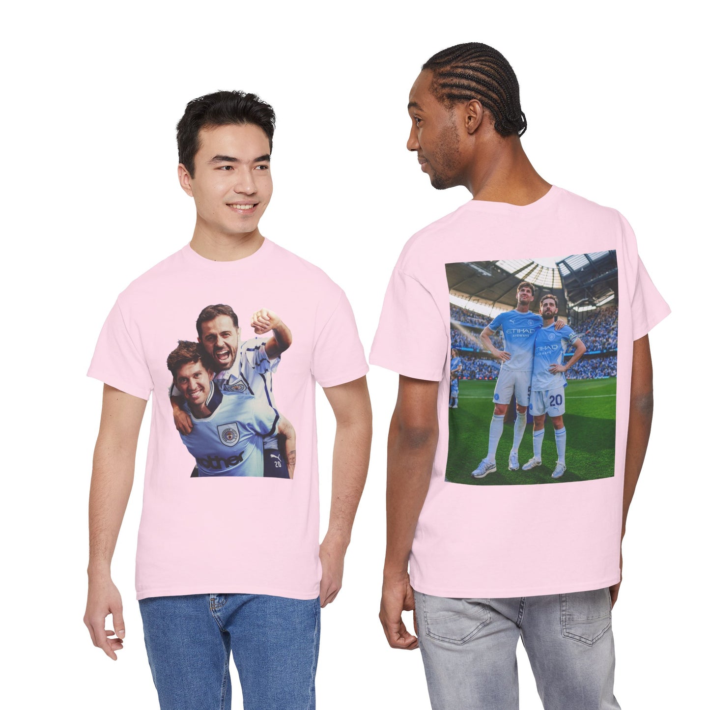 Bernardo Silva & John Stones Manchester City Legends T-Shirt