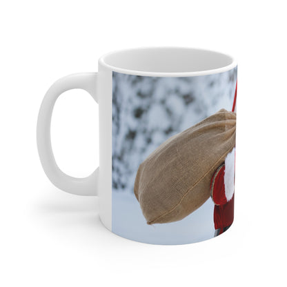 Santa Claus Photo Coffee Mug — Festive Christmas 11oz & 15oz Ceramic Mug