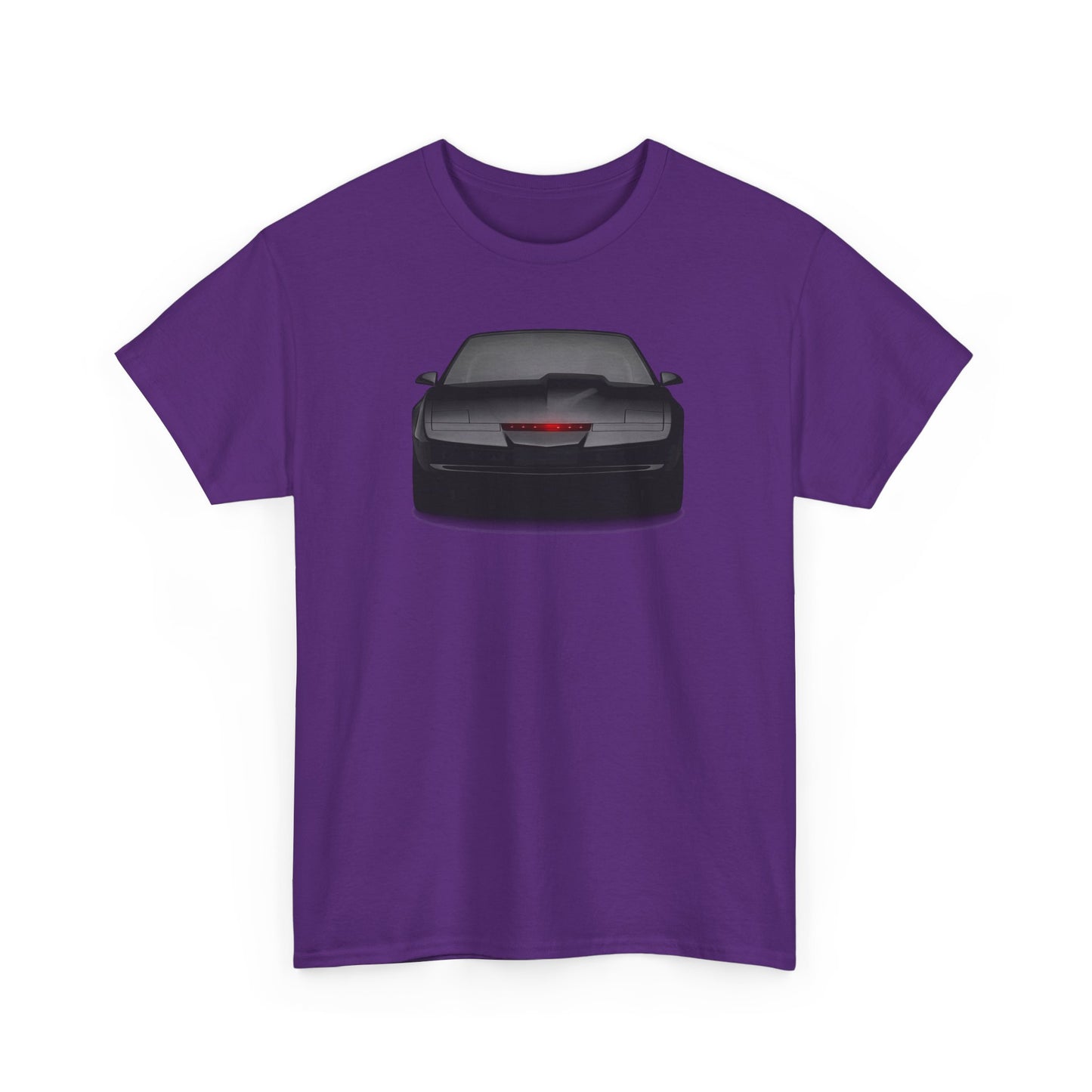 KITT-Inspired Retro Sports Car Tee — Front View Knight Rider Car Graphic Shirt
