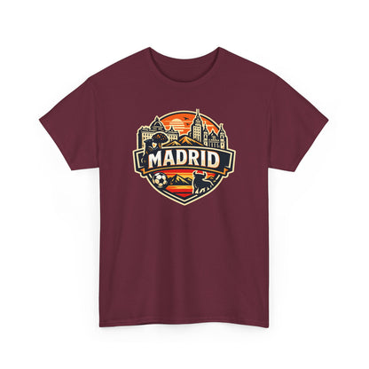 Madrid Skyline Soccer Crest T-Shirt