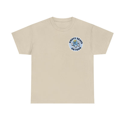 Manchester City T-Shirt — 'Empty Blue Seats On Tour' Retro Skate Graphic Tee