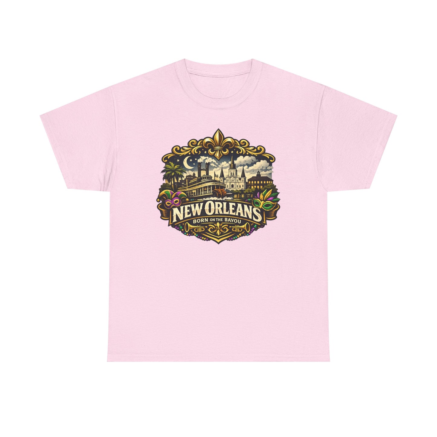New Orleans Vintage Badge Tee — Crescent City Souvenir T-Shirt