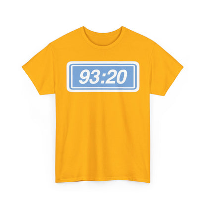 Manchester City 93:20 Tee — Minimal Retro Graphic T‑Shirt