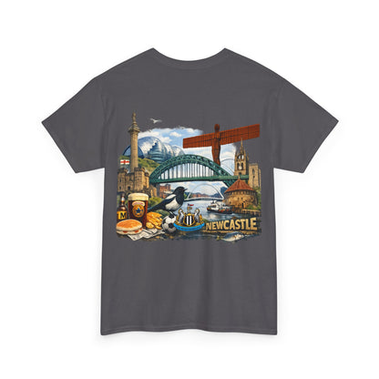 Newcastle Upon Tyne Landmark Tee — Vintage Cityscape T-Shirt