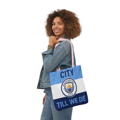 City Till We Die Unofficial Canvas Tote Bag — Manchester Football Fan Bag