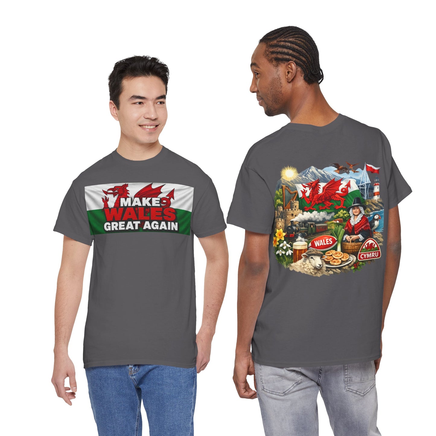 Wales Pride T-Shirt — 'Make Wales Great Again' Welsh Dragon Tee