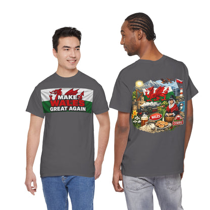 Wales Pride T-Shirt — 'Make Wales Great Again' Welsh Dragon Tee