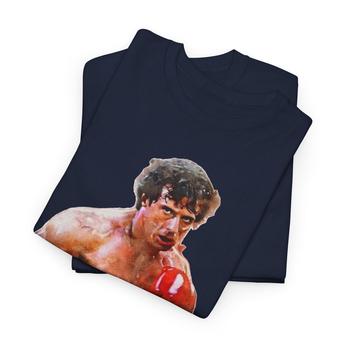Boxing Rocky Balboa Graphic Tee – Retro Fighter Movie Shirt