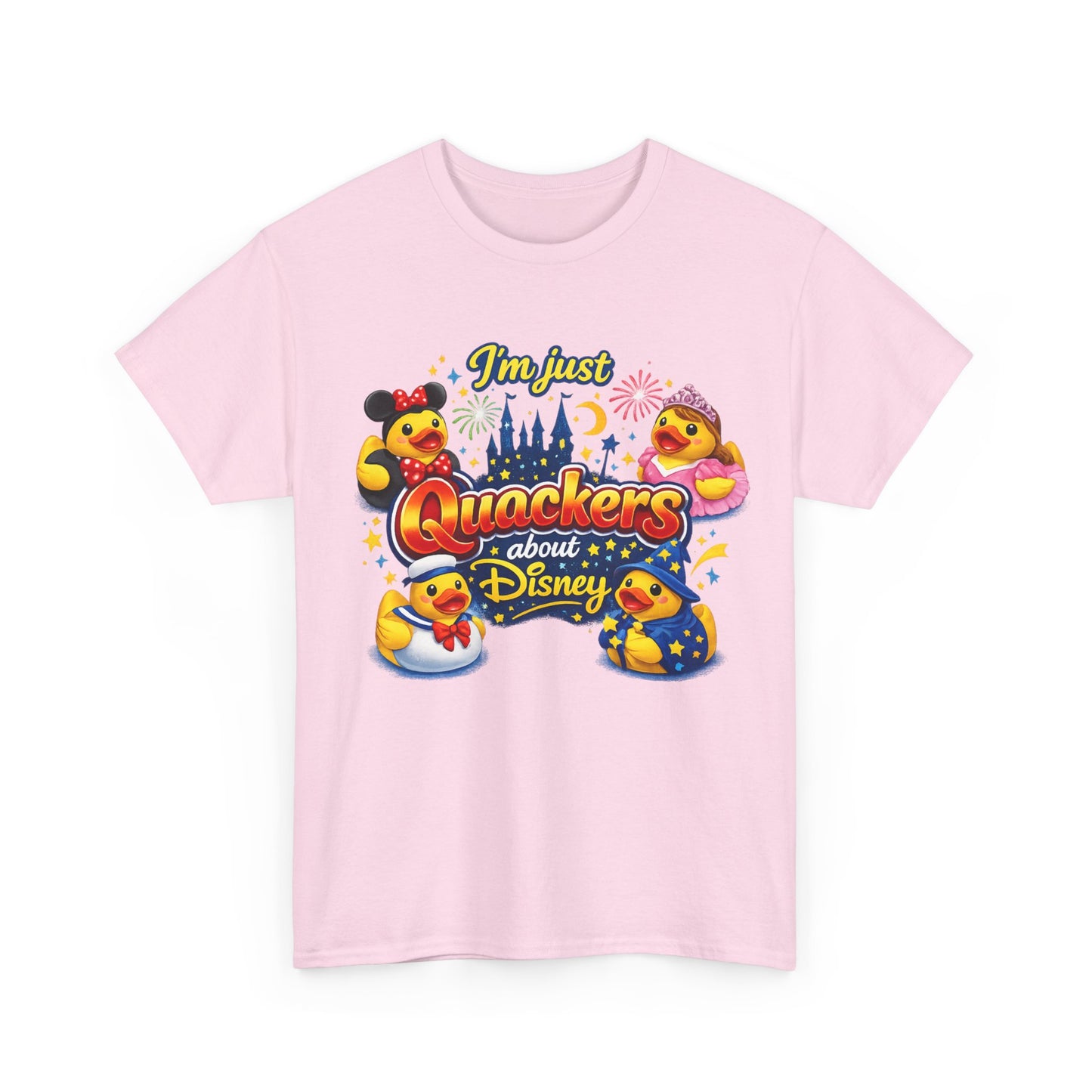 Quackers About Disney Rubber Duck Tee — "I'm Just Quackers About Disney" Graphic T-Shirt