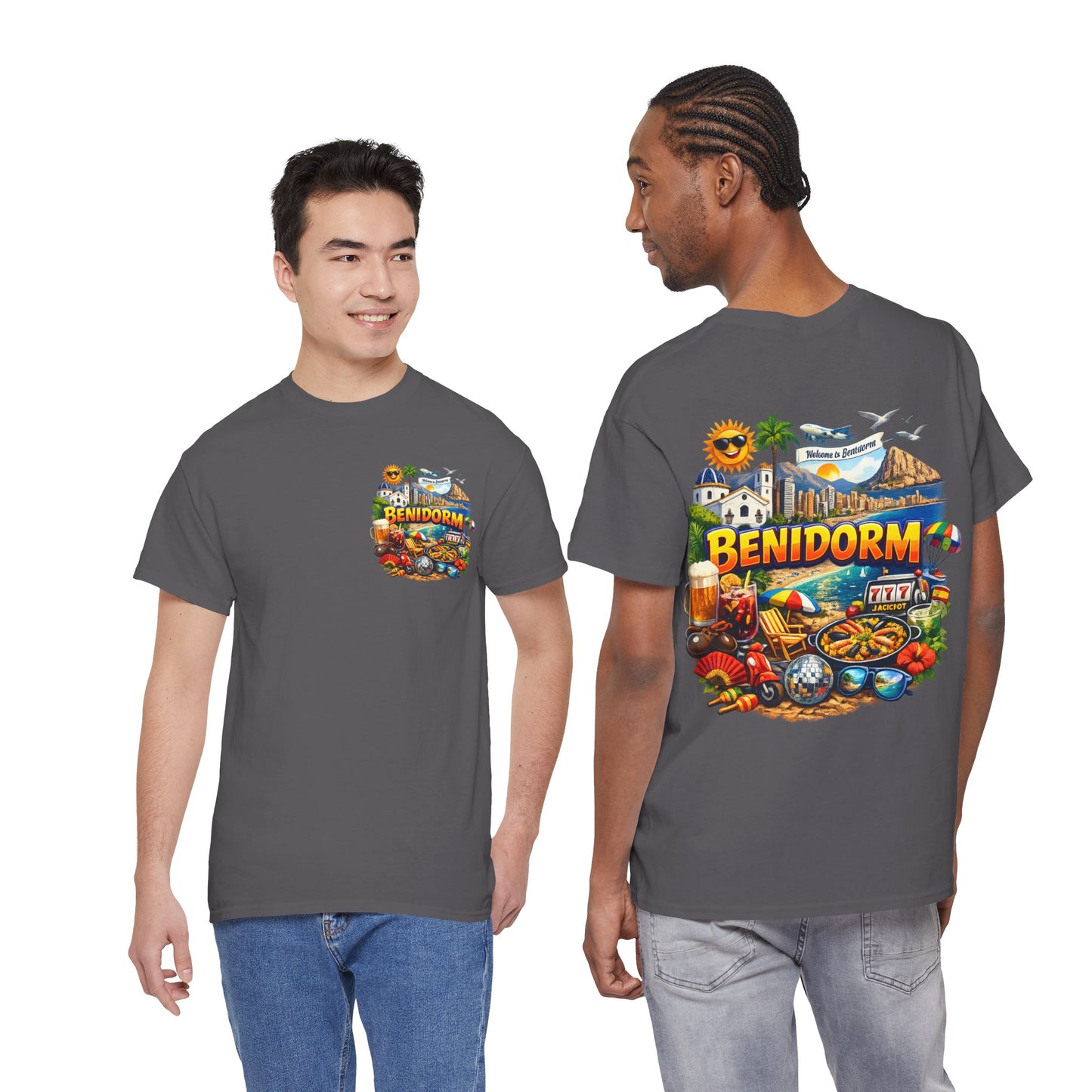 Benidorm Souvenir T‑Shirt — Spain Beach Holiday Graphic Tee