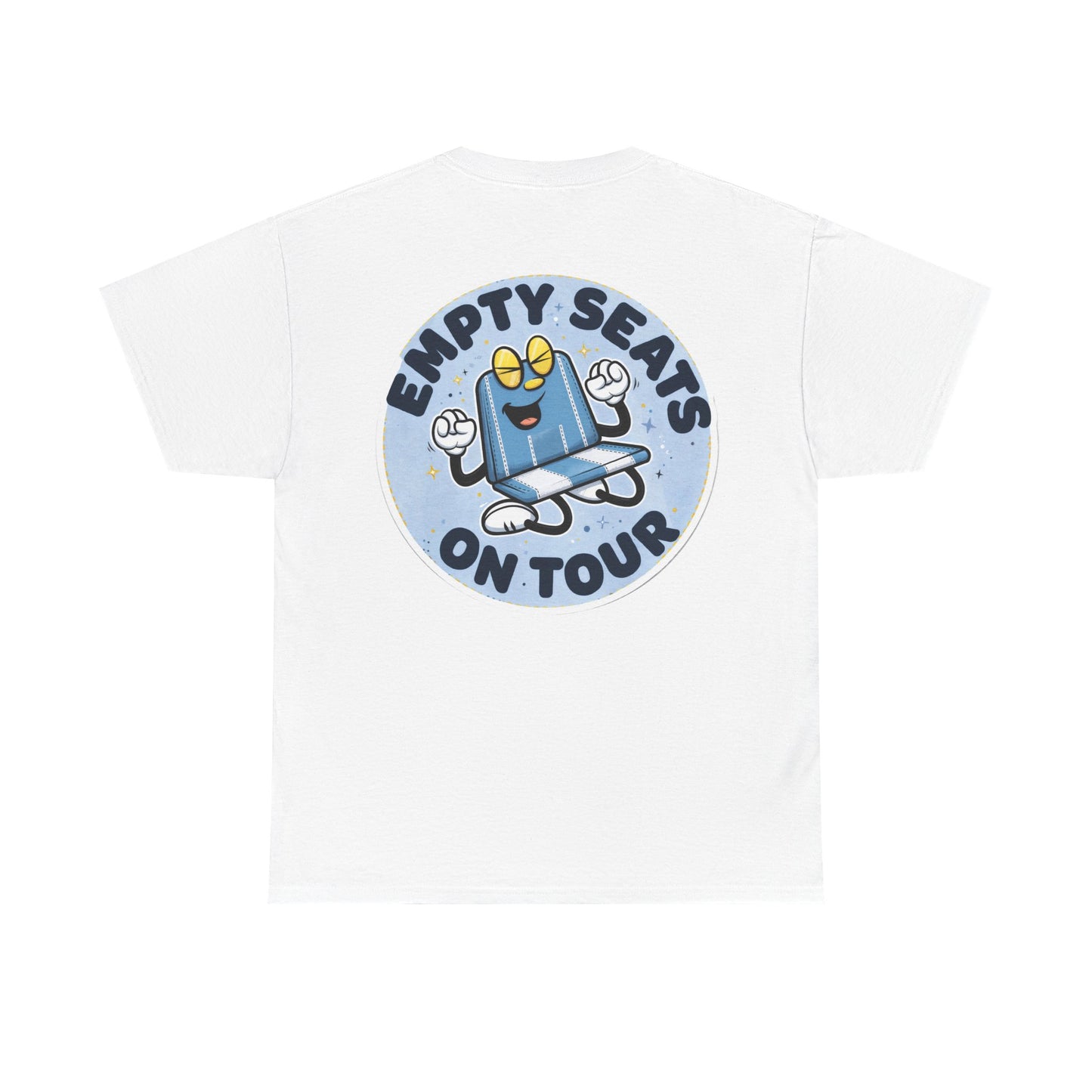 Manchester City T-Shirt — 'Empty Blue Seats On Tour' Retro Skate Graphic Tee