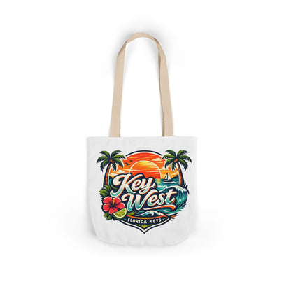 Key West Sunset Canvas Tote