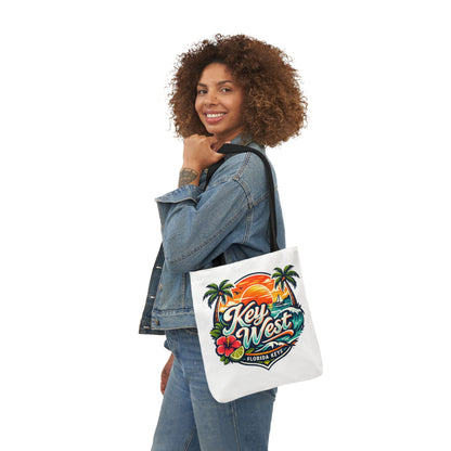 Key West Sunset Canvas Tote