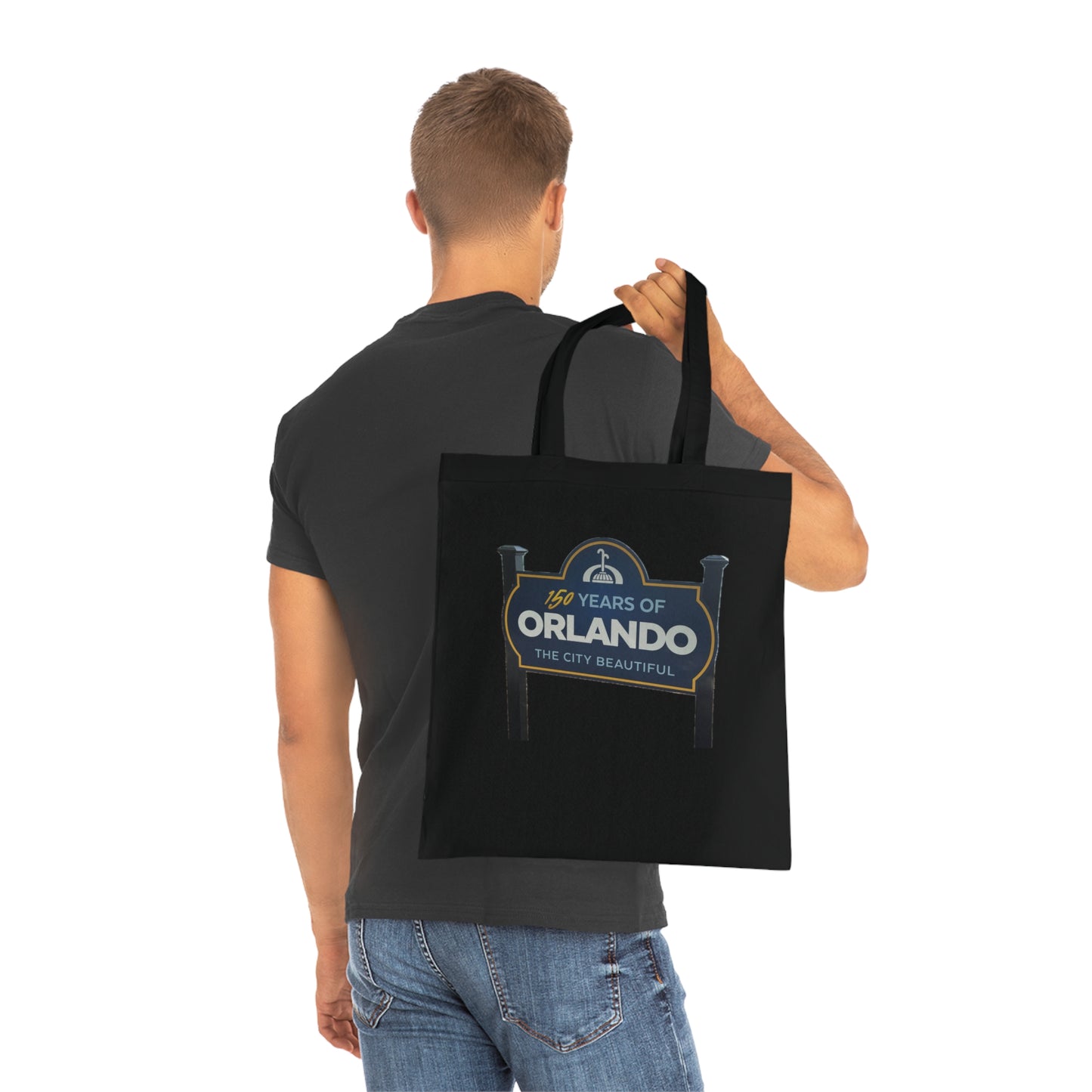 Orlando 150 Years Tote Bag — 'The City Beautiful' Cotton Market Tote