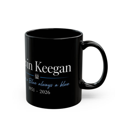 Kevin Keegan Memorial Black Mug – "Once a Blue, Always a Blue" (11oz/15oz)