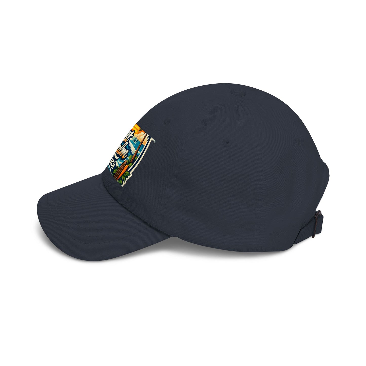 West Palm Beach Dad Cap — Vintage Surfboard Floral Beach Hat