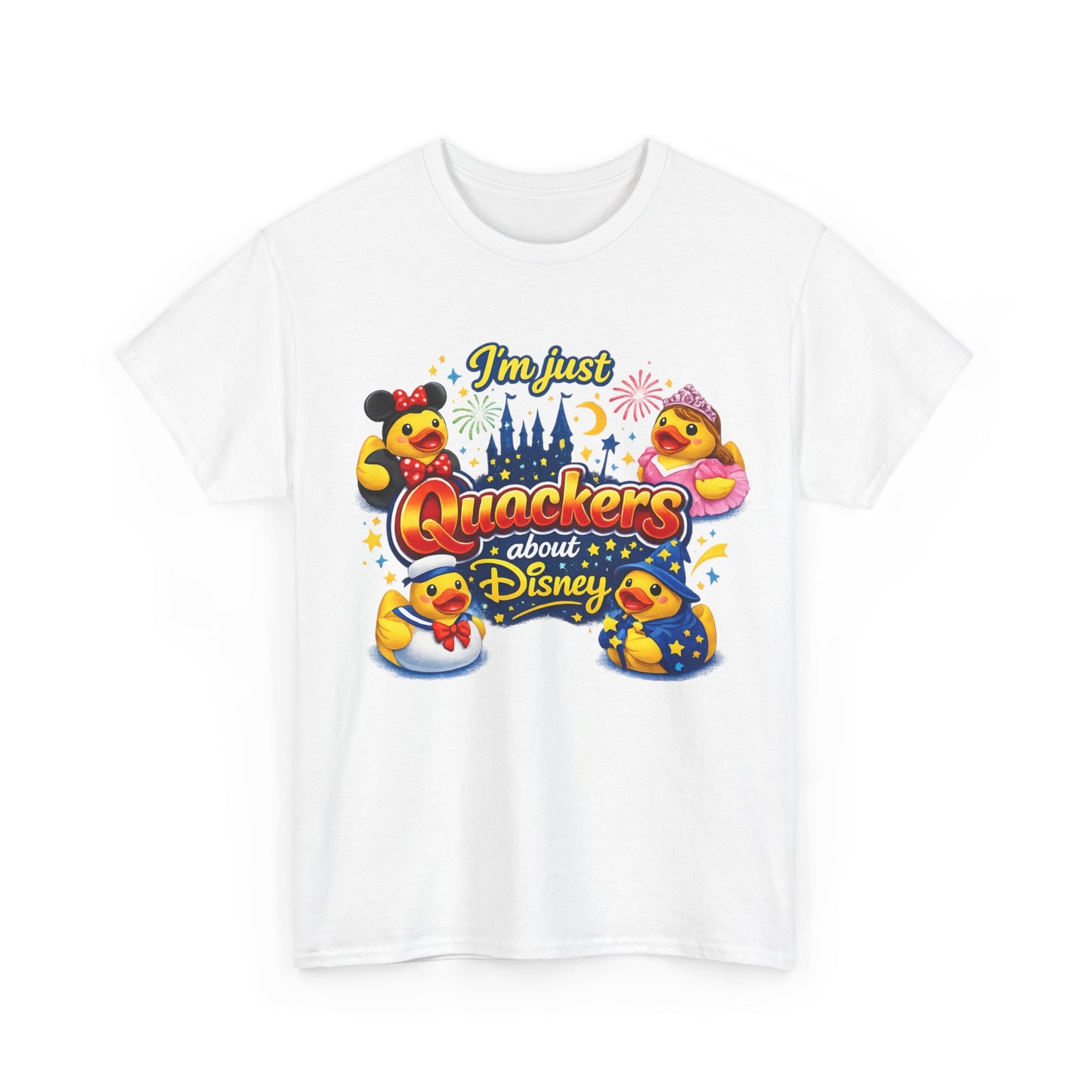 Quackers About Disney Rubber Duck Tee — "I'm Just Quackers About Disney" Graphic T-Shirt