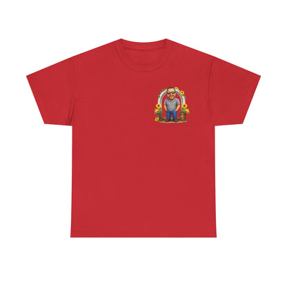 Funny Senior Tee — “At My Age Getting Lucky Means Walking Into a Room and Remembering Why I’m There”