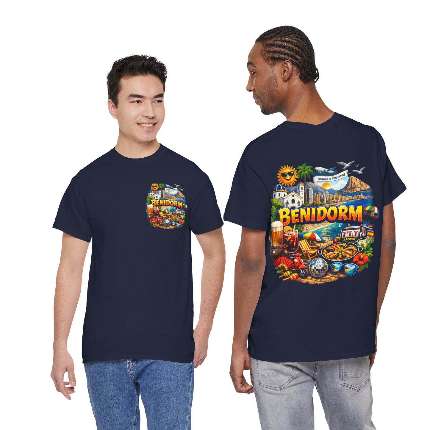 Benidorm Souvenir T‑Shirt — Spain Beach Holiday Graphic Tee