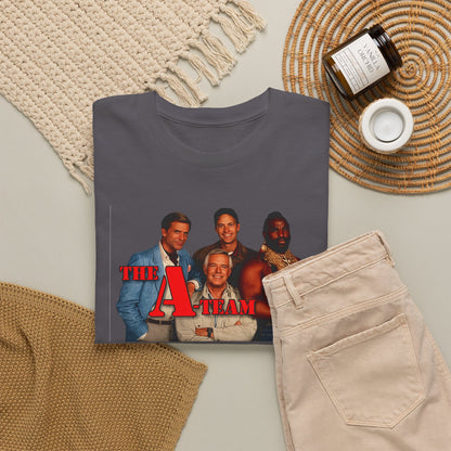 A-Team Graphic Tee — Retro TV Series Logo & Character Poster T-Shirt