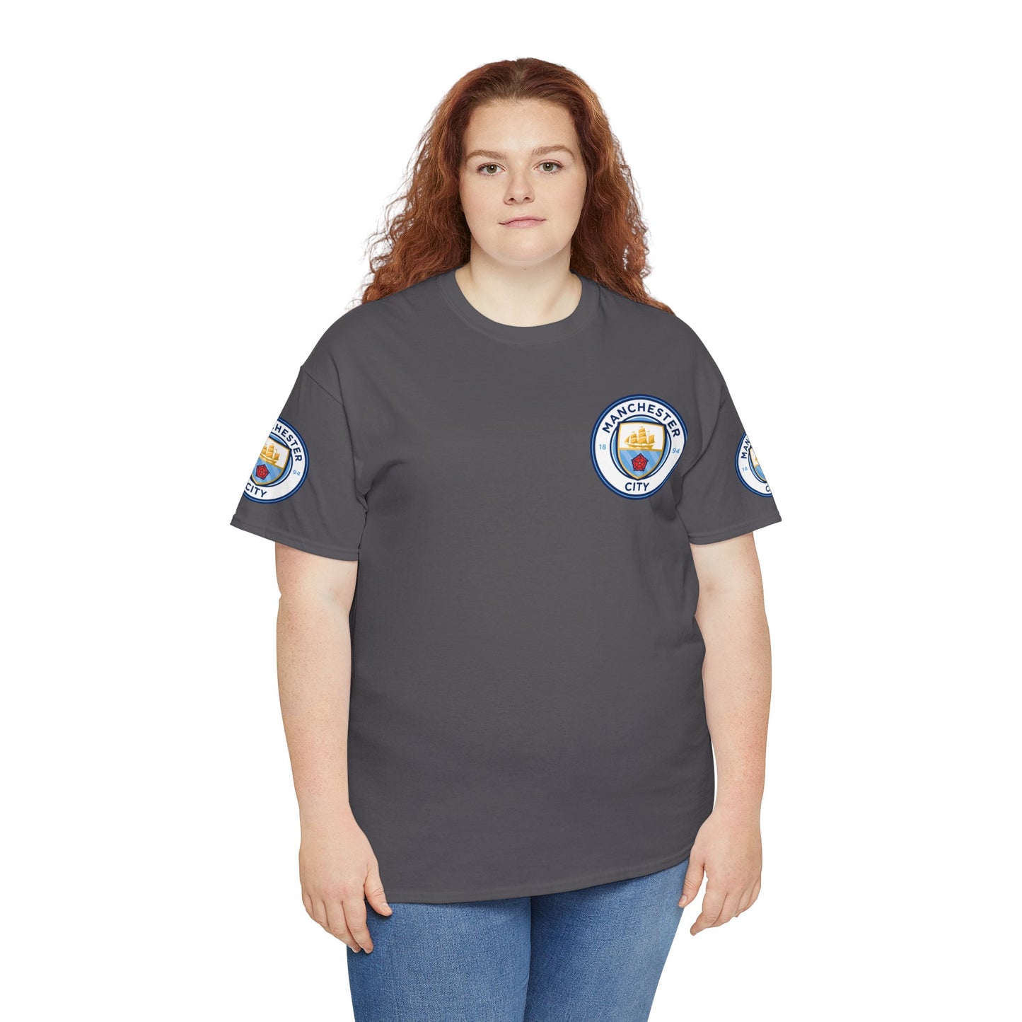 Manchester City Crest T-Shirt — Football Club Logo Tee