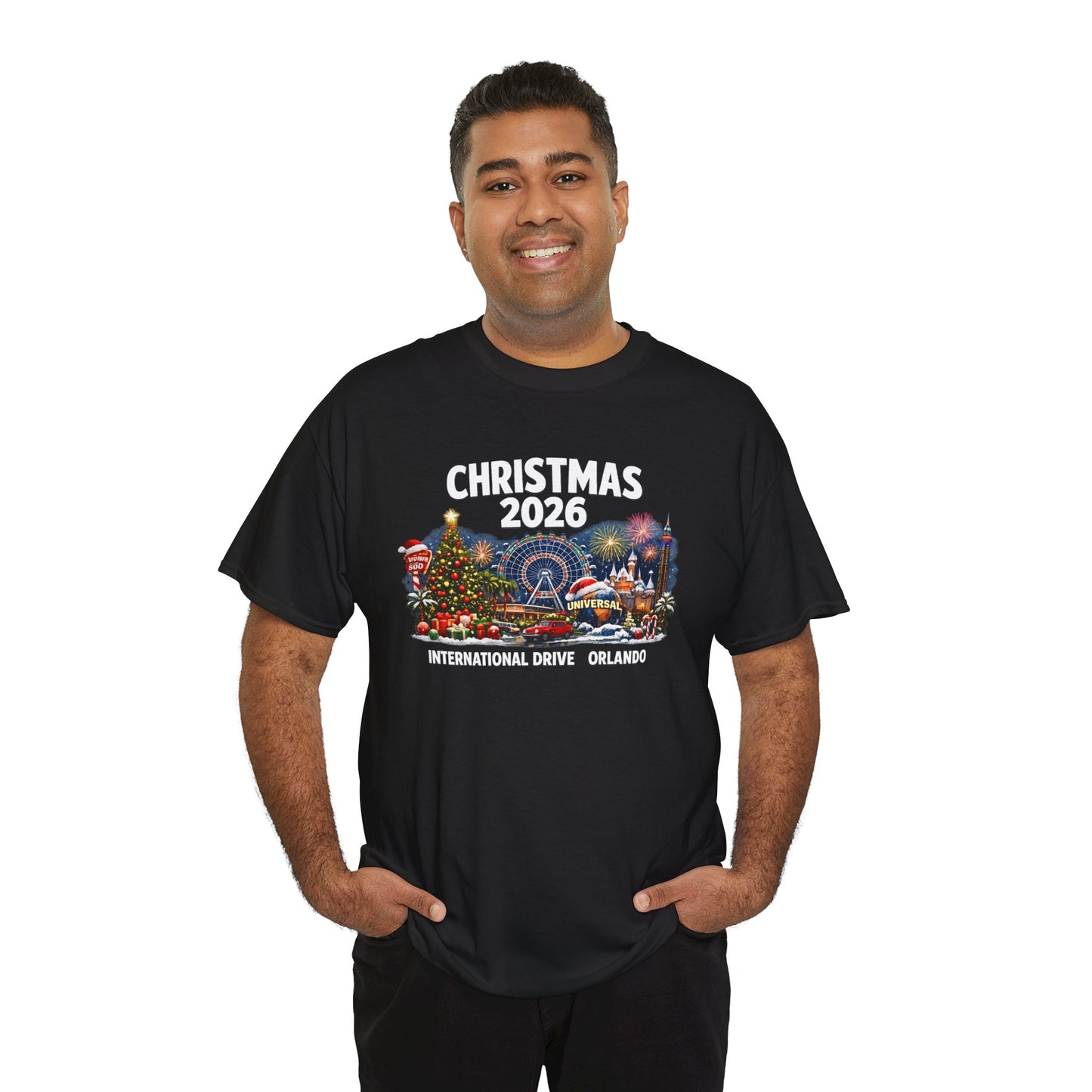 Christmas 2026 Orlando T-Shirt — International Drive Holiday Souvenir