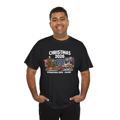Christmas 2026 Orlando T-Shirt — International Drive Holiday Souvenir
