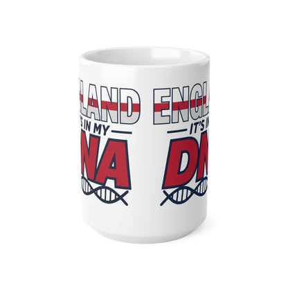 England It's In My DNA Ceramic Coffee Mug — 11oz & 15oz