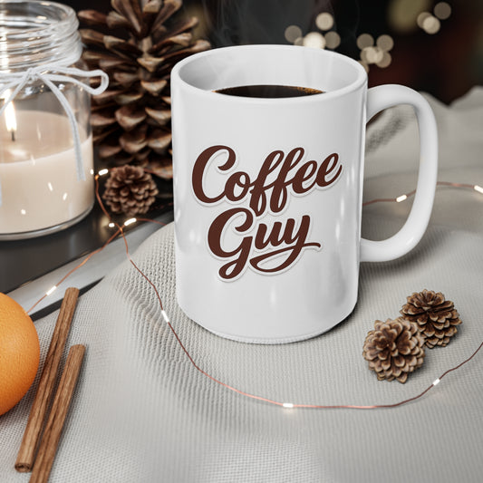 Coffee Guy Mug – Ceramic Coffee Cup (11oz & 15oz)
