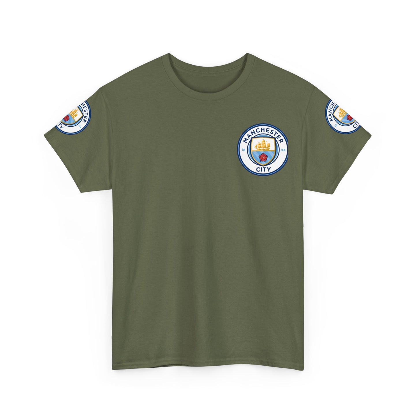 Manchester City Crest T-Shirt — Football Club Logo Tee