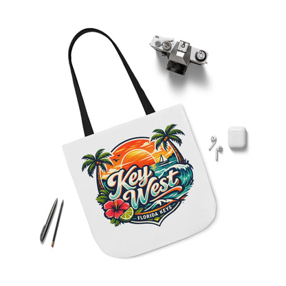 Key West Sunset Canvas Tote